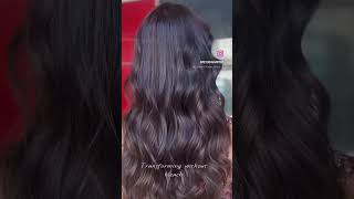 Chocolate brown hair colour transformation without bleach ￼ [upl. by Julita966]