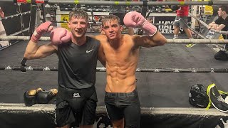 Sparring with Dennis ‘The Menace’ Mccan  fight news⚡️ [upl. by Doner605]