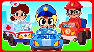 🚒 ¡El equipo de rescate está llegando 🚑 Canciones infantiles y rimas 🚒 [upl. by Ettenahs]