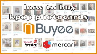 BUYEE tutorial 🍒 how to buy kpop photocards on mercari japan amp yahoo auction [upl. by Fesuy]