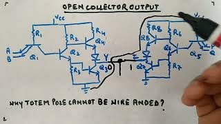 Open Collector TTL  Digital Circuits and Logic Design [upl. by Benedikta]