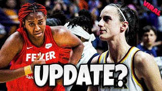 🚨 Aaliyah Boston hijacks the Caitlin question as the Fever star closes out a tripledouble [upl. by Adnilem648]