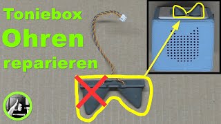 Toniebox Ohren reparieren ✅ OHNE Löten ✅ Toniebox Ohren austauschen  Toniebox Ohren tauschen diy [upl. by Abijah]