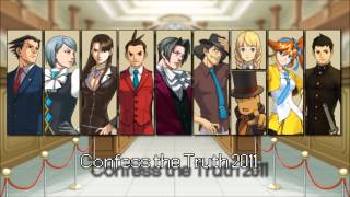 Old Ace Attorney All Telling the Truth Themes 2015 [upl. by Arhsub]