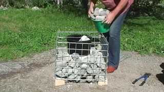 How to build gabion planter USA [upl. by Alek572]