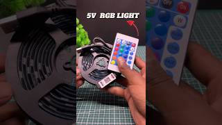 5V DC RGB LED LIGHT review shorts [upl. by Terra970]