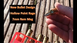 120gr Frangible Hollow Point Hunting Bullet test on ballistic gel with amazing results 7mm Rem Mag [upl. by Marten]