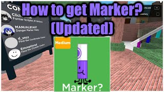 How to get Marker newest update  Find the Markers 225  Roblox [upl. by Pogah137]