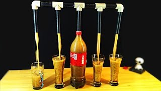 How to make at home dispenser for Coca Cola and Mentos [upl. by Gilmore]