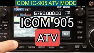 ICOM IC905 ATV MODE IN JAPAN [upl. by Christianity]