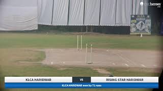 Live Cricket Match  RISING STAR HARIDWAR vs KLCA HARIDWAR  11Nov24 0900 AM 40 overs  4TH KISHO [upl. by Armand]