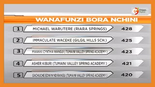 Wanafunzi bora nchini katika mtihani wa KCPE 2023 [upl. by Meisel]