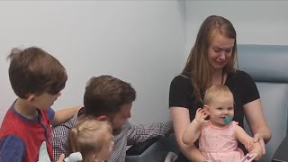 Watch a deaf baby hear her mother for the first time [upl. by Demott]