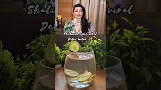 Shalini Passis viral Detox water ✨️ shorts shalinipassi detoxwater ytshorts ytviral trending [upl. by Eldwon]