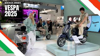 Co znajdziemy w nowej Vespie GTS  Vespa GTS 310 HPE EICMA 2024 [upl. by Bubb]