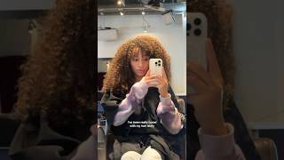 Come get a CURLY CUT with me hair transformation [upl. by Zsolway118]