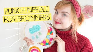 PUNCH NEEDLE FOR BEGINNERS  How to get started tips amp UK Based [upl. by Cele33]