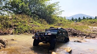 Giant 17​ Scale Jeep Wrangler RLAARLO MK07 4x4 Off Road Green body Adventure Off Road [upl. by Ahsaela]