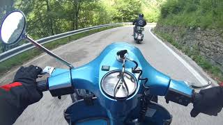 Passo san Boldo 2018  Vespa Px 125  177 Pinasco [upl. by Fortunna397]