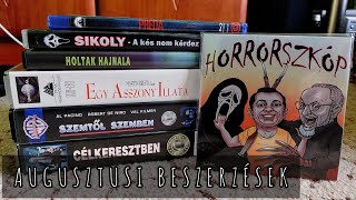 2024 augusztusi beszerzések  Bluray DVD CD VHS  Bemutató [upl. by Renruojos]