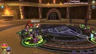 Wizard101 Pagoda of HarmonyHollow Mountain Level 25 Dungeon Test Realm [upl. by Terrag]