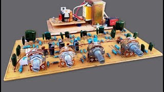 Amplifier volume controller with builtin equalizer circuit at home [upl. by Aitas]