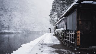 Walking in the Snowfall ARASHIYAMA KYOTO JAPAN  4K ASMR  Beautiful Snow in Kyoto [upl. by Gilli]