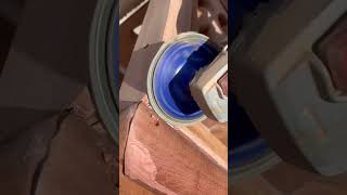 Fasttrack into smoothing wood with the angle grinder sanding disc [upl. by Eberle]