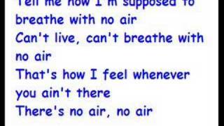 Jordin Sparks Ft Chris Brown No Air With Lyrics [upl. by Yentihw]