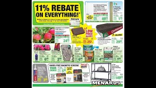 Menards Weekly Ad March 28 – April 7 2024 [upl. by Fadas136]