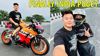 FINALLY CBR 600RR INDIA LAGERA GAYE😍  INTERNATIONAL RIDE TO INDIA ON SUPERBIKE [upl. by Christin]