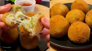 Potato Cheese Balls  1st Ramadan Special  kithen with huria [upl. by Carena]