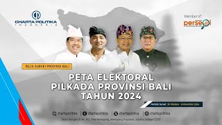 RILIS SURVEI PILKADA PROVINSI BALI 2024 [upl. by Daune483]