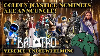 Golden Joystick Nominees Are Announced Verdict Underwhelming [upl. by Ennovahs]