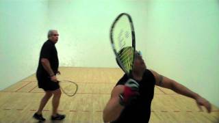 Indoor Racquetball match racquetball for beginners Guillermo Fernandez [upl. by Brittany]