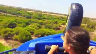 Aquashow Roller Coaster  Algarve Portugal [upl. by Yellehs]