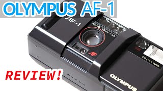 Olympus AF1  Great 1980s Compact 35mm Camera [upl. by Bridget738]