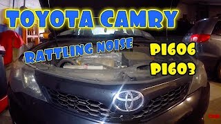 Camry stalls makes rattling noise code P1606 P1603 [upl. by Fisken280]