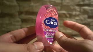 Cleansing Hand Gel  Cussons Carex Strawberry Laces  Fun Edition  Antibacterial Hand Gel [upl. by Aihsekyw]