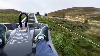 Experience Scotlands new Alpine Coaster  Rollercoaster  A 10 year olds POV review  opening Day [upl. by Honey921]