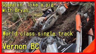 A look at the 2024 Squealin Pig Hare Scramble Vernon BC World class technical fun single track [upl. by Lonyer]