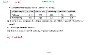 Class 7  Maths  Ex 33  Q5 [upl. by Riddle515]