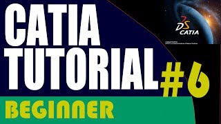 6 CATIA Beginner Tutorial Dealing with AutoConstraint [upl. by Marrin118]