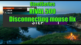 Rival 500 Mouse SteelSeries freezingdisconnect FIX [upl. by Nonek]