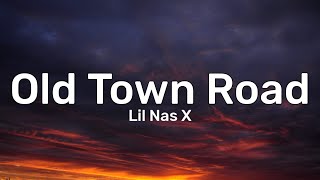 Lil Nas X  Old Town Road TikTok Remix Lyrics  hat down cross town livin like a rockstar [upl. by Bayly]