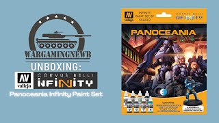 Unboxing Vallejos Infinity PanOceania Paint Set Unbooxing [upl. by Aleinad]