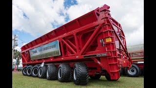 Agrishow 2019 TMA Máquinas lança o VTX 9040 o maior transbordo de cana do mundo [upl. by Ibbob]