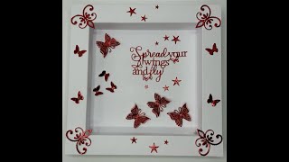 Butterfly Box Framed Card or Picture [upl. by Ignacio521]