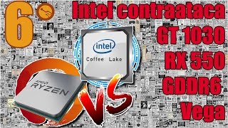 Intel contraataca RX 550 GT 1030 Vega y GDDR6  Noticias de la semana 6 [upl. by Magdau]