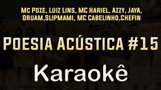 Poesia Acústica 15  Karaoke Playback Instrumental [upl. by Ahcsropal]